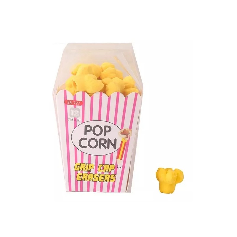 Goma Kawaii 2 Cajas De Palomitas De Maiz 24 Pz