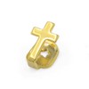 Hip Hop Gold Plated Mouth Grillz set 2pcs Single Top&