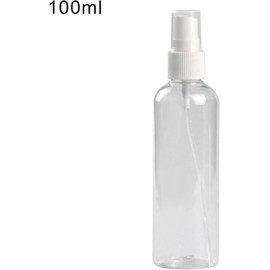 Galepromot Transparent Empty Spray Bottles Refillable Portable Transparent Plastic Bottles Mini Liquid Containers for Travel 100ml Refillable Cosmetic Spray Bottles