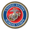 Magnet America USMC Seal Magnet is 5" x 5" Made