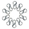 Semetall 10 Pieces Adjustable Metal Clip Buckles Chain Strap Bag
