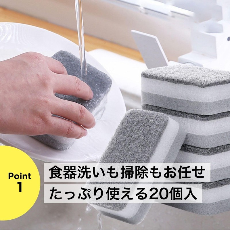 NYANDELMO Sponge Dishwashing Kitchen Sponge for Kitchen Kitchen Sponges 20