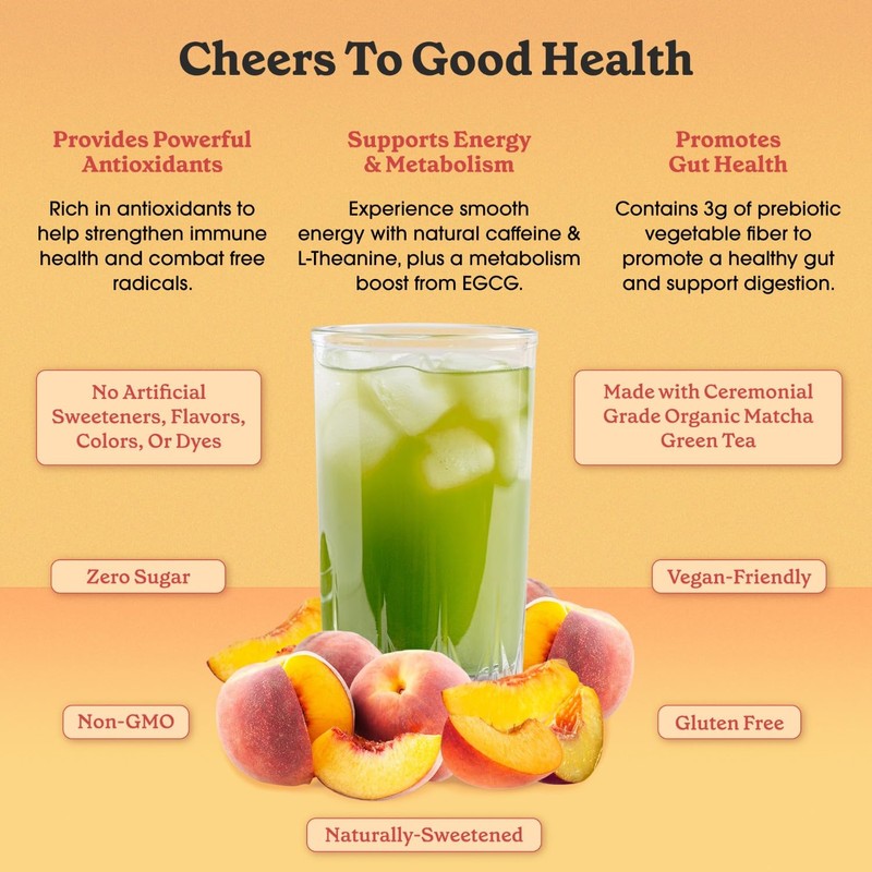 Fit & Lean Matcha Amore Iced Tea, Organic Ceremonial Grade