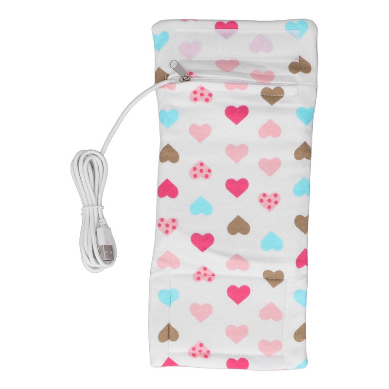 Travel Milk Heat Bag USB Portable Compact Zip Closure Thermostat