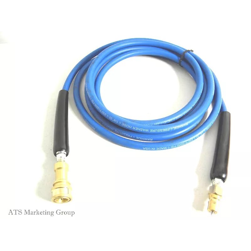 Raptor Carpet Cleaning - 15' High Pressure Hose W/Quick Disconnect