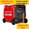 Compatible replacement knob for Predator 5000 watts inverter generator from