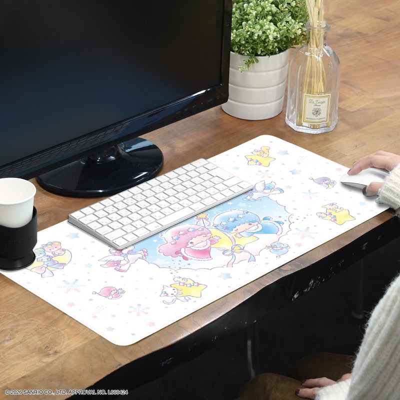 Gourmandies Little Twin Stars Desk Mat Snowlight Fantasy SANG-603A