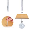 WedDecor Double Cap Leather Rivets 7mm Snap Fastener Tubular Metal