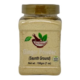 Desi Kitchen Spices All Natural | Salt Free | Vegan | NON GMO | Ginger Powder (Saunth Ground) 198gm (7 oz)