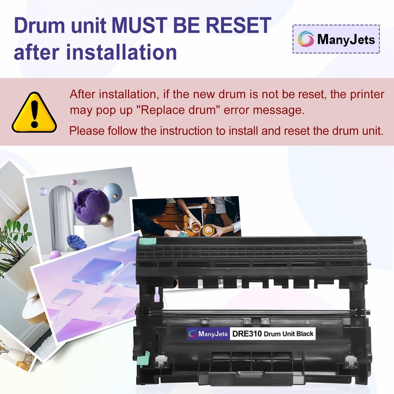 ManyJets E310 E514 E515 Drum Unit Replacement (2-Pack) Compatible for