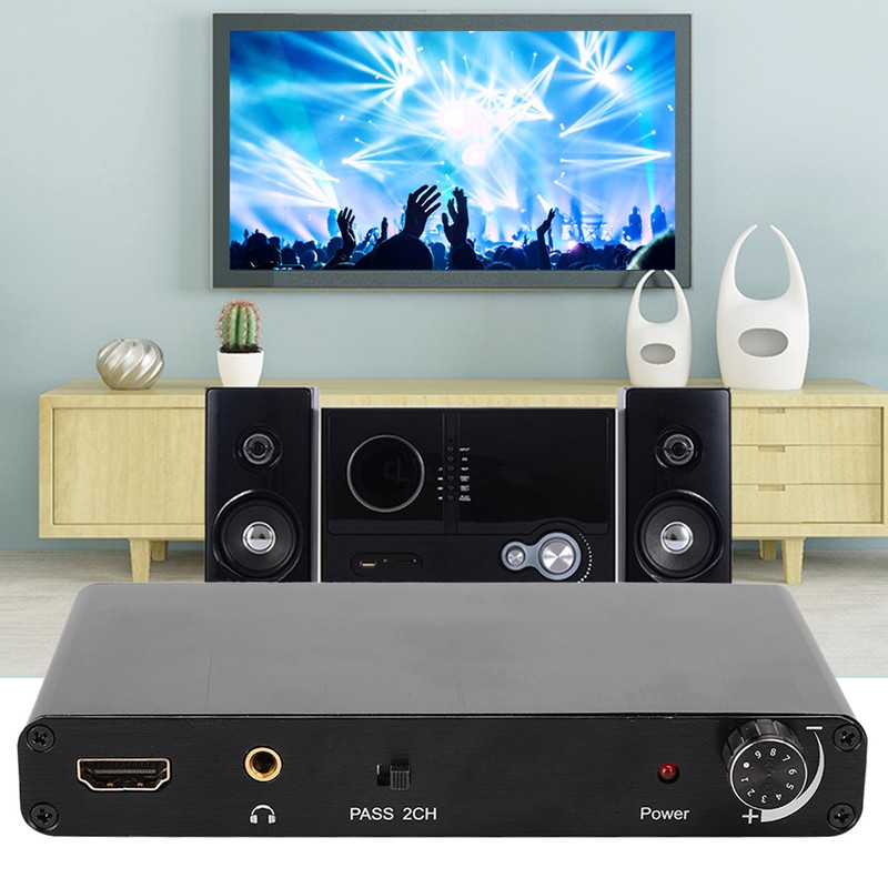 4K 3D HDMI 5.1 to Analog Output Digital Audio Decoder