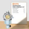 Hipa 594605 Carburetor with 795115 Air Filter for Briggs and