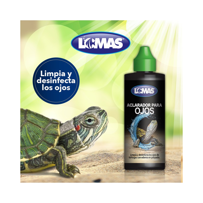 Aclarador De Ojos P/Tortugas Lomas 120 Ml