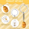 30 Sets Employee Appreciation Gifts for Coworkers Inspirational Potato Keychain