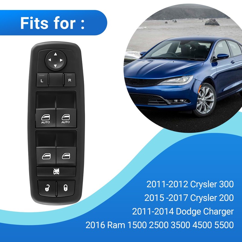 Front Driver Side Master Power Window Switch Fits for 2011-2020