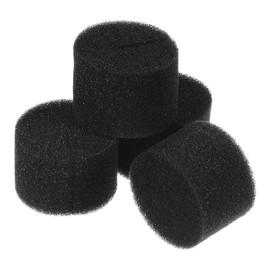 MECCANIXITY 50pcs Hydroponic Sponges, 1.57" Growing Media Cylindrical Sponges for Home Vegetable Flower Planting, Black
