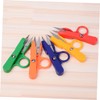 jojofuny 12pcs Multi-use High Carbon Steel Scissors Handle Yarn Cutters