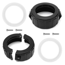 2 in Spa Hot Tub Heater Split Nut Unions Parts Replacement for Balboa Heater Split Nut (Actual Size 3 Inch), Suitable for 2 Inch Heater Assemblies - 2 Pack