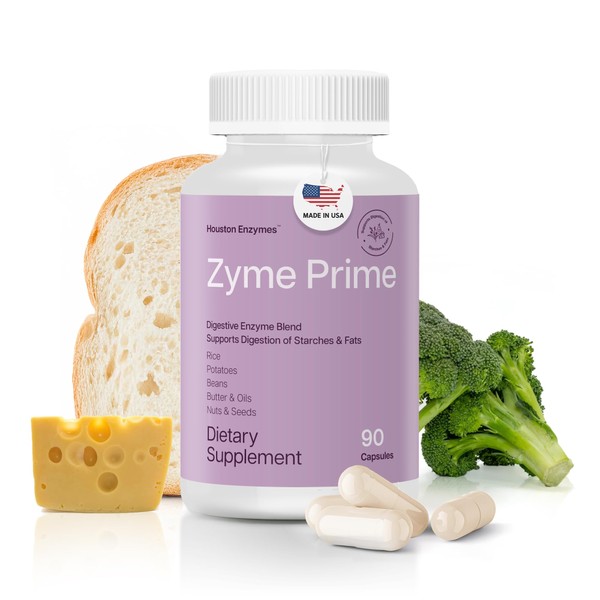 Houston Enzymes - Zyme Prime - 90 Capsules - Digestive