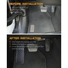Dead Pedal for Jeep 4xe, Aluminum Gladiator Dead Pedal Adjustable