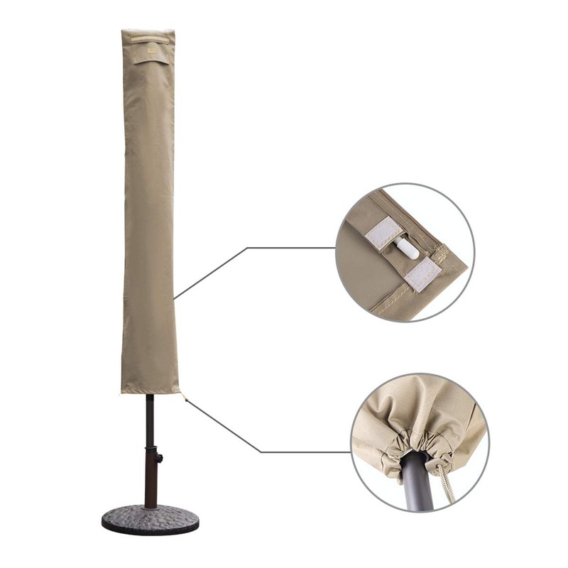 Sekey® Protective Cover for Sun Umbrella with 300 cm Diameter,