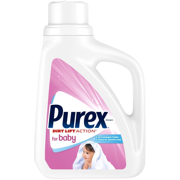 Purex Liquid Laundry Detergent, Baby, 50 oz (33 loads)