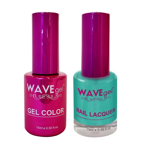 WAVEGEL Soak-Off Gel & Nail Lacquer Matching Duo Set -