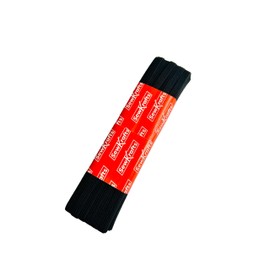 SewKrafts Premium Braided Elastic 1/4 Inch by 16 Yards, Soft Stretchy Elastic Band for Sewing, Black Elastic Strap, Durable Elastic Cord for Waistbands, Masks, DIY Crafts, and Swimwear