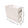VILLFUL Closet Organizer Bed Sheet Organizer and Storage Foldable Sheets