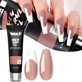 Beautilux Acrylic Gel Long-Lasting Nail Art Gel Nail Extension Natural Look Colour Tube UV Gel Nail Extension Nail Gel 50 ml