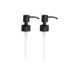 Kapitan Soap Dispenser Pump Replacement Head Black Spare Stainless Steel