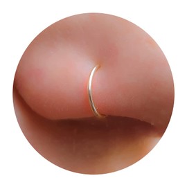 Tiny Nose Ring Hoop 20 G Nose Piercings Hoop - 14K Gold Filled Nose Piercings hoop