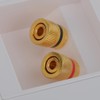 BAOBLADE Speaker Terminal Square Shape Wall Face Plate with 2