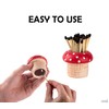 Mushroom Match Holder With Striker 2 Décor Match Striker Jar