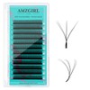 Cashmere Volume Eyelashes, 6DW Prefabricated Eyelash Extension, Fast Blooming Volume