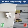 ANDGOO Vinyl Siding Hooks Heavy Duty, 8 Pack Stainless Siding