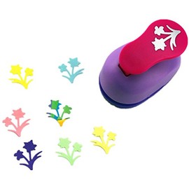 CADY Crafts Punch 2.5 cm Paper Punches Paper Punch Flower (Square)