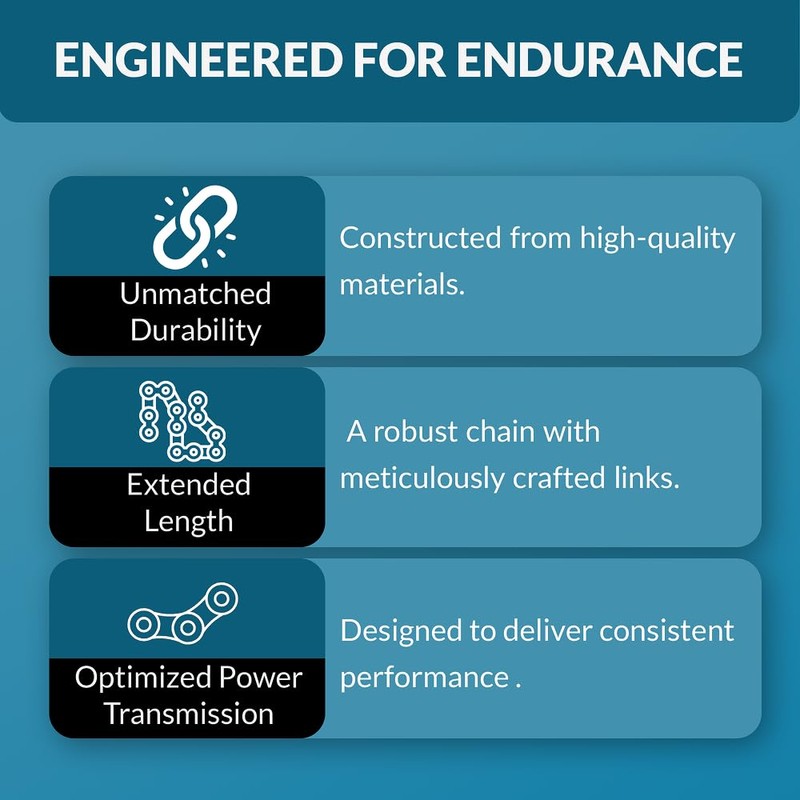 PGN #60 Heavy Duty Roller Chain - 10 Feet +