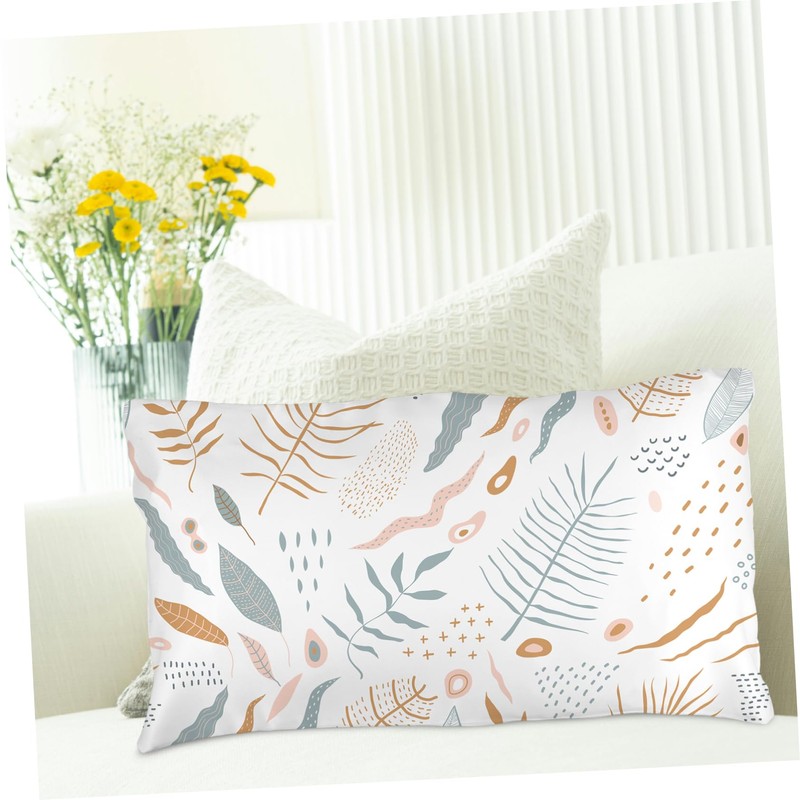 ABOOFAN 2pcs Sublimation Pillow Covers with Zipper Blank Pillowcases for