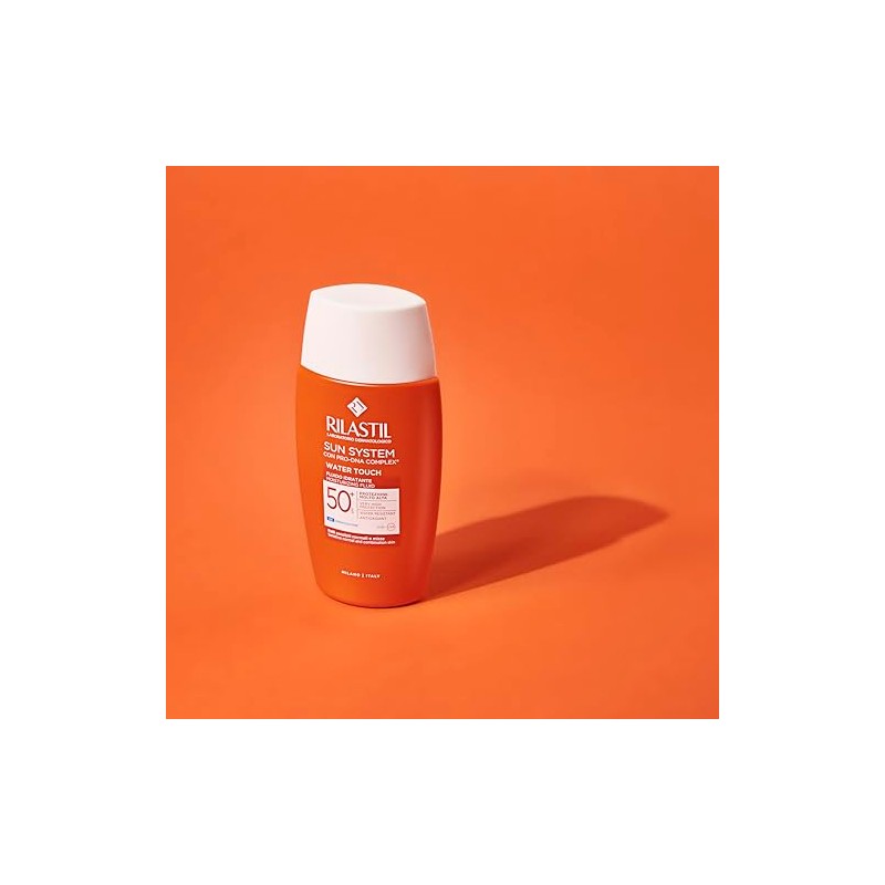 Rilastil Sun System Fotoprotector Water Touch SPF50+, Protector Solar Facial