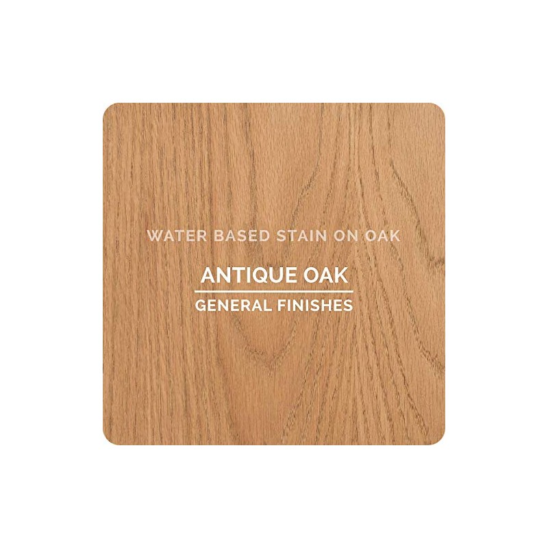 General Finishes Water Based Wood Stain, 1 Pint, Antique Oak