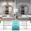 KAISITE Modern Vanity Light Brushed Nickel Bathroom Light Fixture Over