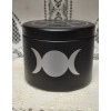 Handmade Triple Moon Goddess Meditation Candle