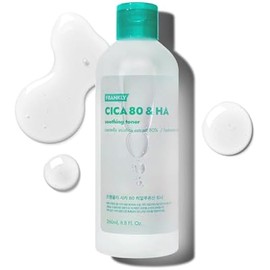 FRANKLY CICA 80 & Hyaluronic Acid Toner - Soothe, Hydrate & Balance | 80% Centella Asiatica & Hyaluronic Complex (7 Types) | Korean Skin Care | 8.8 fl.oz.