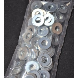 3/8 Flat Washers, Various Thicknesses, Most are 11/16 OD, Qty. 200