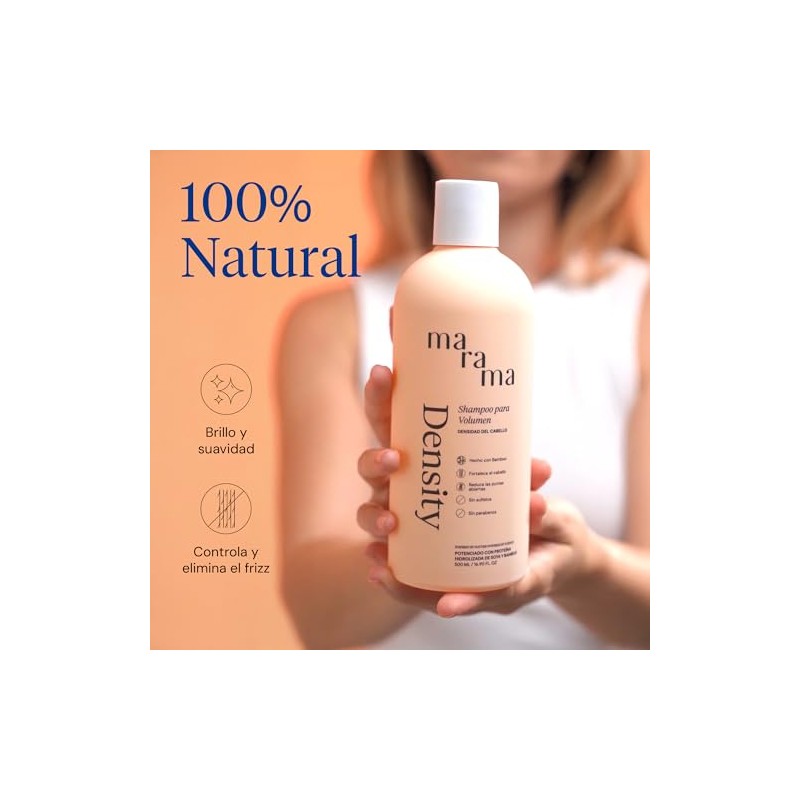MARAMA Density Shampoo Voluminizador de Cabello 500 ml - Con