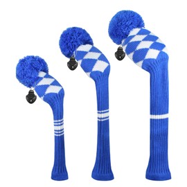 Scott Edward Golf Club Head Covers Set of 3 Fits Well Driver(460cc) Fairway Wood and Hybrid(UT) The Perfect Change for Golf Bag