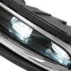 HECASA Pair LED Fog Light&Bezel&Molding Compatible with 2015-2024 Chrysler 300