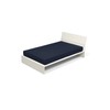 Italian Bed Linen Elegant Fitted Sheet Angled 35 cm, Microfibre,