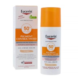 Eucerin Sun Pigment Control SPF 50+ with Light Colour (50 ml), Sun Cream SPF 50+ with UVA/UVB Filters, Anti-Stain Sun Protection, Sun Cream Colour for All Skin Types